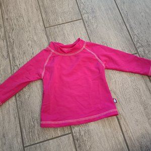 🏷 3/$15 or 5/$20 City Threads baby girl long sleeve swim coverup pink size 3-6M